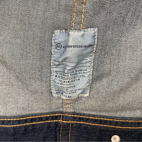 AG Adriano Goldschmied The Robyn Stretch Denim Jacket Dark Wash Size Small - Picture 6 of 12